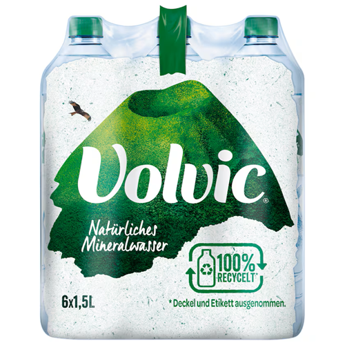 Volvic naturelle 6 x 1,5