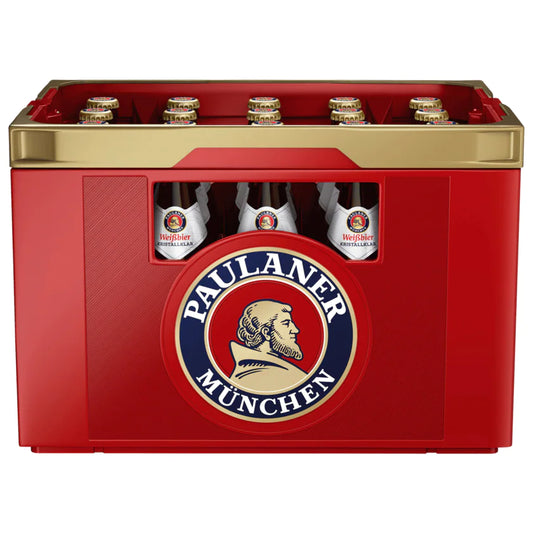 Paulaner kristallweizen kiste 20-er